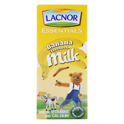 Picture of Lacnor Essentials Banana Flavoured Milk, 180ml