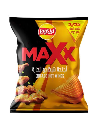 Picture of Lay's Chips Max Chckn Hot Wings 160gm