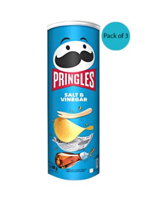 Picture of Pringles Chips Salt & Vinegar 3x165gm