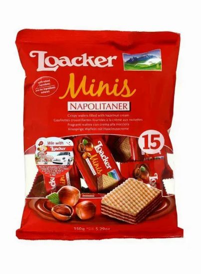 Picture of Loacker Minis Napolitaner 150gm