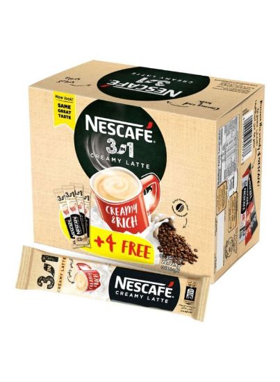 Picture of Nescafe Coffee 3In1 My Cup Creamy Latte 20+4 (22.5gm)