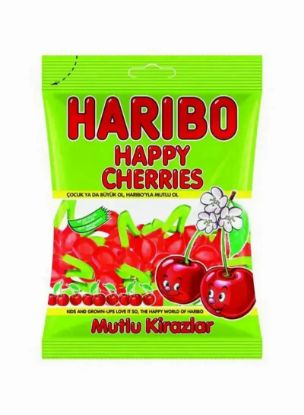 Picture of Haribo Jelly Candy Happy Cherries 160gm