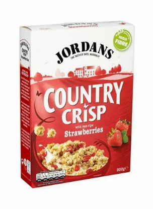 Picture of Jordans Oats Country Crisp With Ripe Strawberries 500gm