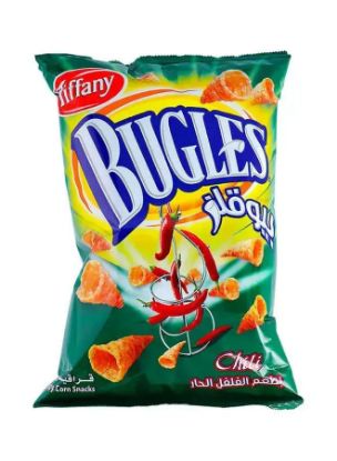 Picture of Tiffany Bugles Chili Chips 100gm