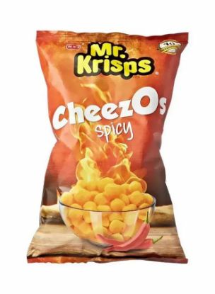 Picture of Mr.Krisps Oven Baked Cheezos Spicy 80gm