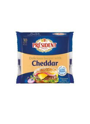 Picture of President Cheese Burger With Cheddar 10 Slices, 200gm