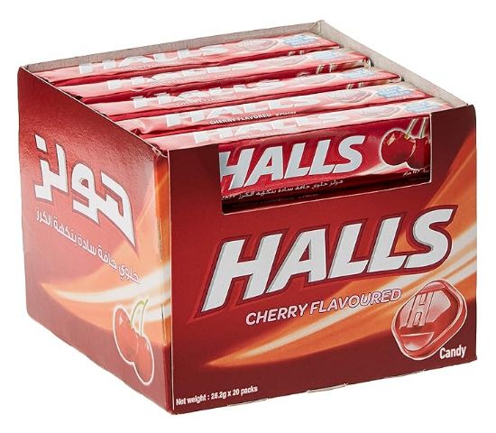 Picture of Halls Candy Cherry Flavoured 25.2gm