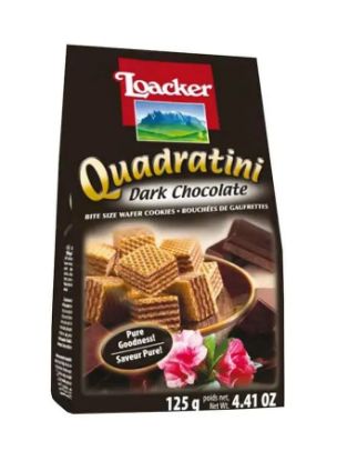 Picture of Loacker Quadratini Dark Chocolate 125gm