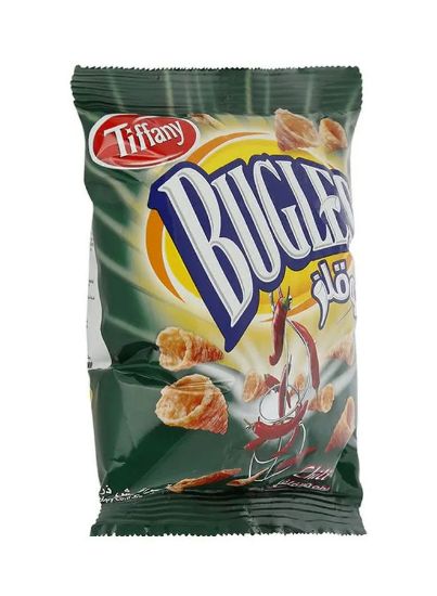 Picture of Tiffany Bugles Corn Snacks Chili 14gm