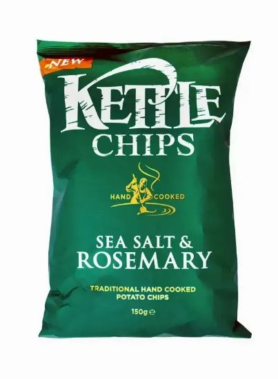 Picture of Kettle Chips Sea Salt Rosemary 150gm