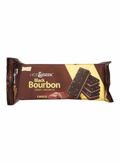 Picture of Parle Hide & Seek Black Bourbon Crème Sandwich Choco 100gm