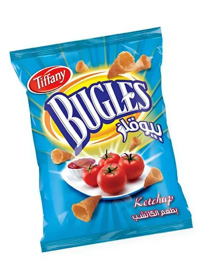 Picture of Tiffany Bugles Ketchup Chips 100gm