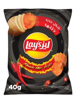 Picture of Lay'S Flamin Hot Potato Chips 40gm