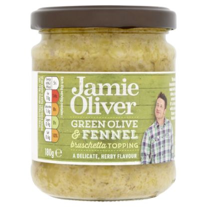 Picture of Jamie Oliver Green Olive & Fennel Bruschetta Topping, 180gm