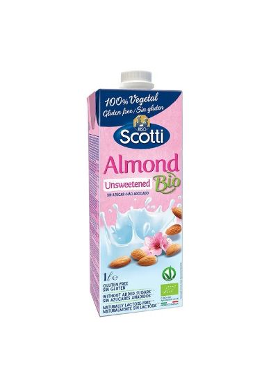 Picture of Riso Scotti Organic Unsweetened Almond Drink, 1ltr