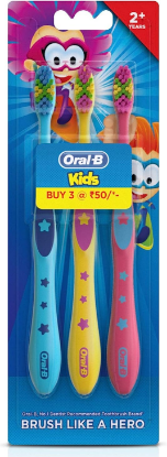 Picture of Oral-B Kids Toothbrush Pack of 3