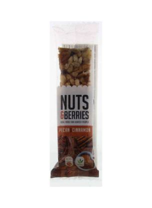 Picture of Nuts & Berries Organic Bar Pecan & Cinnamon 30gm