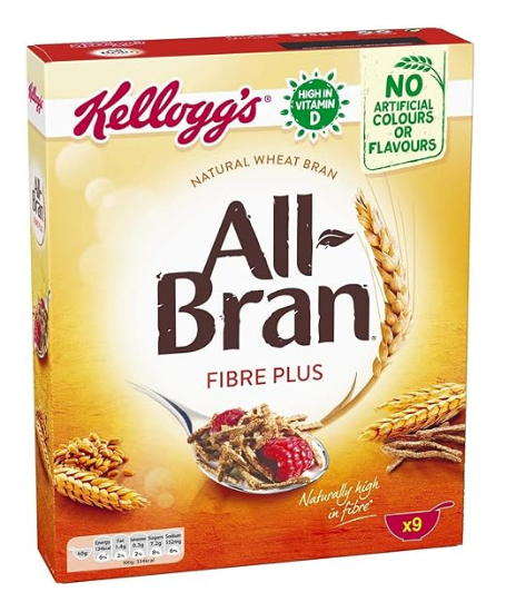 Picture of Kellogg's Cereal All Bran Fibre Plus High Vitamin D 375gm