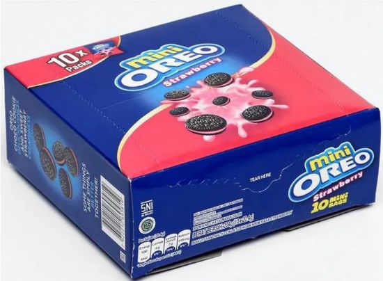 Picture of Oreo Biscuit Mini Strawberry 204gm