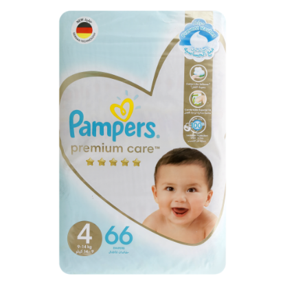 Picture of Pampers Baby Care Large 4 9-14kg 66's