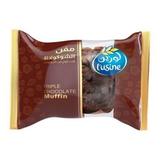 Picture of L'Usine Muffin Triple Chocolate 60gm