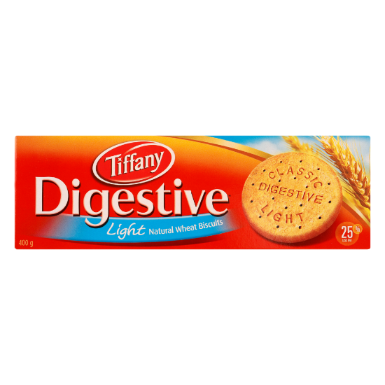 Picture of Tiffany Digestive Light Natural Wheat Biscuits 400gm