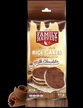 Picture of Family Harvest Rice Cake Milk Chocolate 60gm