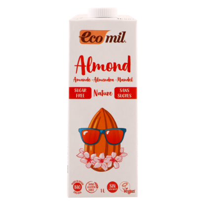 Picture of Ecomil Almond Milk Nature Sugar Free, 1ltr