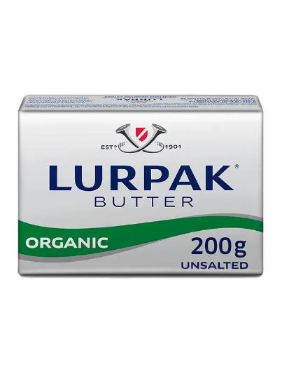 Picture of Lurpak Organic Unsalted Butter 200gm