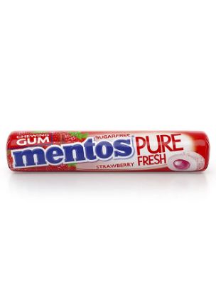 Picture of Mentos Pure Fresh Chewing Gum Strawberry 15.75gm