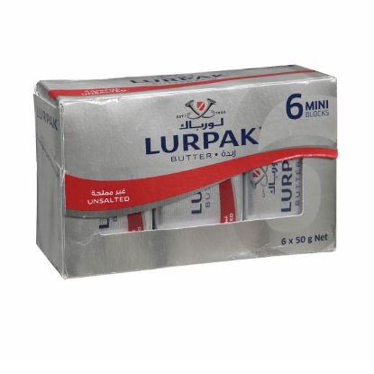 Picture of Lurpak Butter Mini Blocks Unsalted, 6x50gm