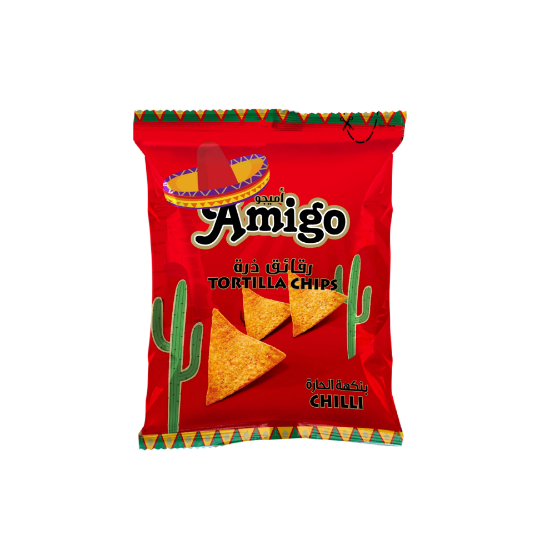 Picture of Amigo Tortilla Chips Chilli 100gm