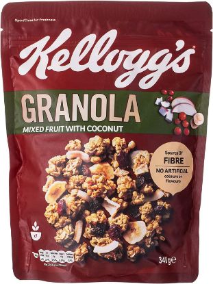 Picture of Kellogg's Granola Mixed Fruit With Coconut 340gm