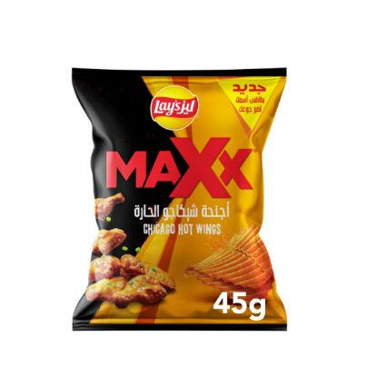 Picture of Lay's Chips Max Chckn Hot Wings 45gm