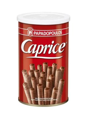 Picture of Papadopoulos Caprice Delicious Wafer Rolls With Hazelnut & Cocoa Cream 400gm