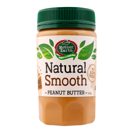 Picture of Mother Earth Natural Smooth Peanut Butter No Added Sugar 380gm