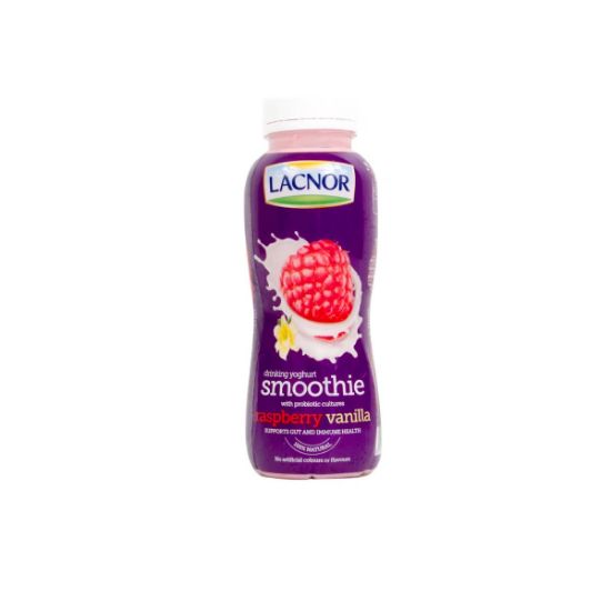 Picture of Lacnor Smoothie Yoghurt Drink Raspberry Vanilla, 330ml