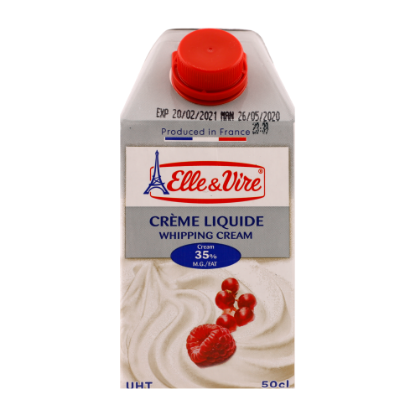 Picture of Elle & Vire Creme Liquide Whipping Cream Fat, 500ml