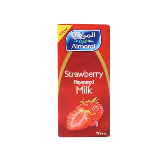 Picture of Almarai Strawberry Flavoured Milk, 200ml