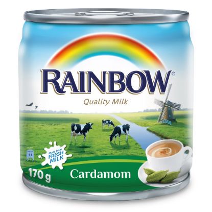 Picture of Rainbow Evaporated Milk With Cardamom, 170gm