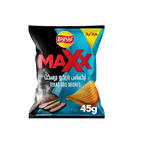 Picture of Lay's Chips Max Texs Barbeque Brisket 45gm