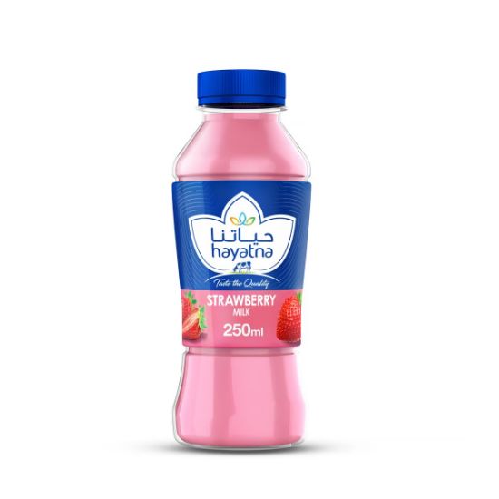 Picture of Hayatna Fresh Milk Strawberry 250ml