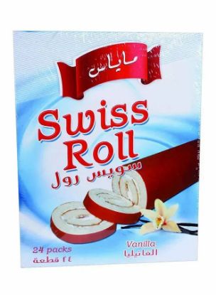 Picture of Maya'S Cake Swiss Roll Vanilla 30gm