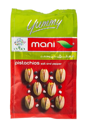 Picture of Mani Pistachio Salt And Pepper 40gm