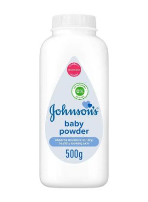 Picture of Johnson's Baby Powder Absorbs Moisture For Dry Skin 500gm