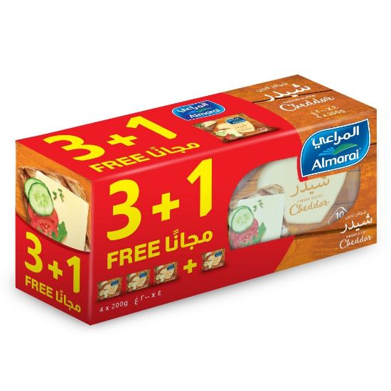 Picture of Almarai Cheese Slices Cheedar 200gm