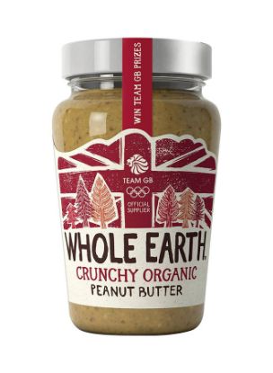 Picture of Whole Earth Crunchy Organic Peanut Butter 340gm