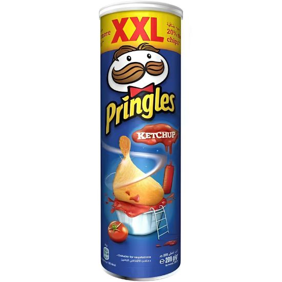 Picture of Pringles Ketchup Flavored Potato Chips 200gm