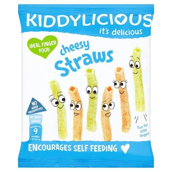 Picture of Kiddylicous Baby Food Cheesy Straws 12gm