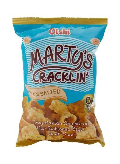 Picture of Oishi Marty'S  Cracklin Plain Salted 90Gm